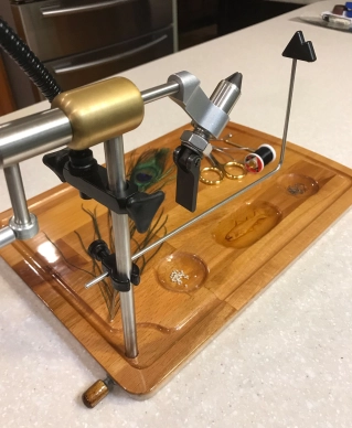 The board with the vise mounted The board with the vise mounted