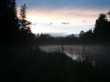 User submitted picture: Dusk on the Manistee Rive...