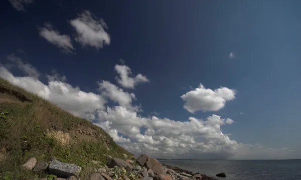 Blue sky, clouds - A real Danish summer's day